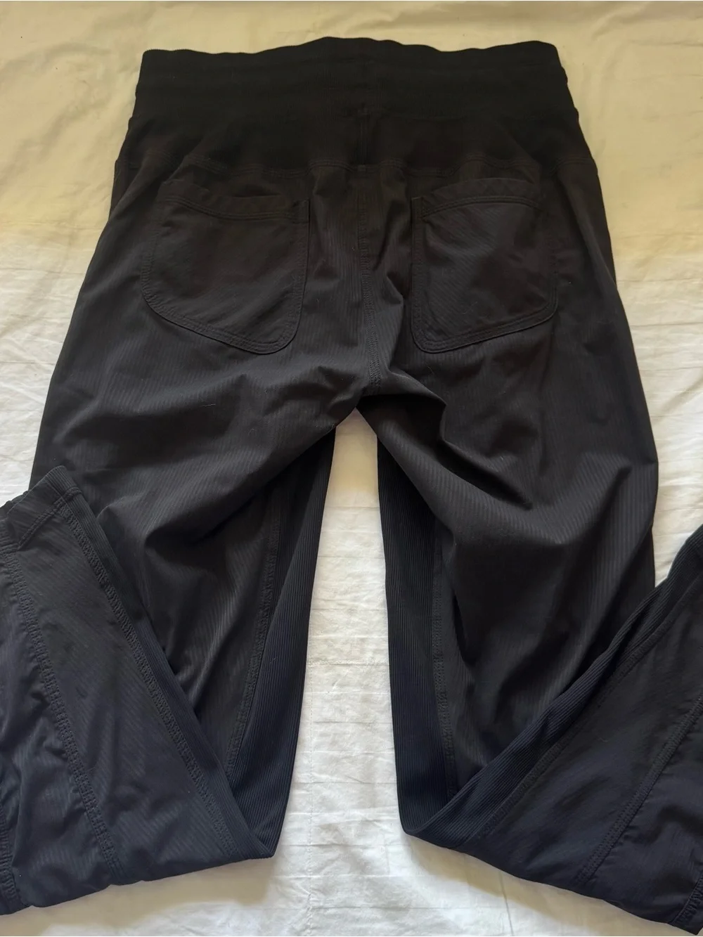 Lululemon Dance Studio Mid-Rise Pant Regular Size 6 Black Drawstring Waist
